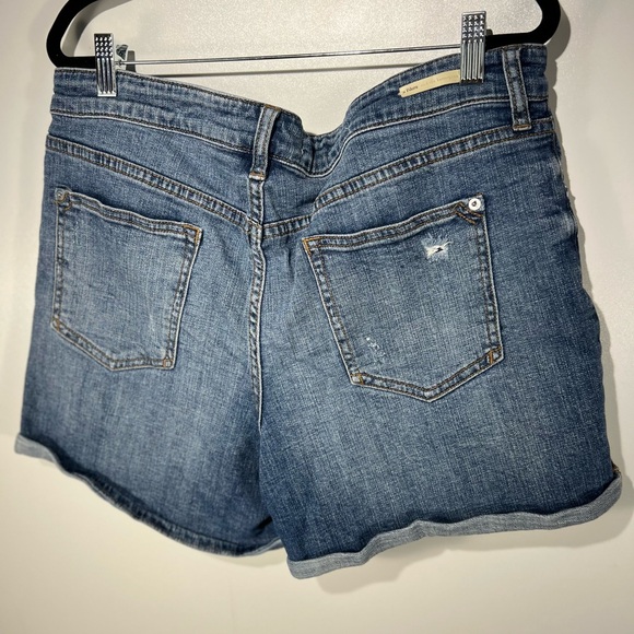 Anthropologie Pilcro Mid-Rise Slim Boyfriend Denim Shorts Sz 31 - Picture 7 of 14
